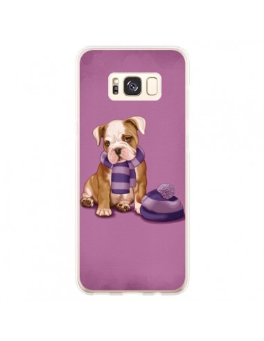 Coque Samsung S8 Plus Chien Dog Echarpe Bonnet Froid Hiver - Maryline Cazenave