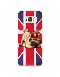 Coque Samsung S8 Plus Chien Dog Anglais UK British Queen...