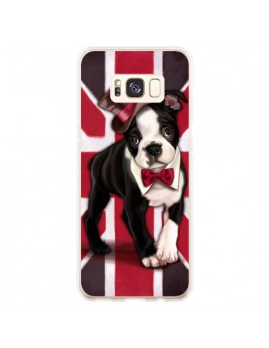 Coque Samsung S8 Plus Chien Dog Anglais UK British Gentleman - Maryline Cazenave