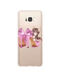 Coque Samsung S8 Plus Chaton Chat Kitten Chaussures Shoes...