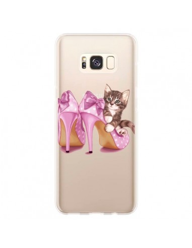 Coque Samsung S8 Plus Chaton Chat Kitten Chaussures Shoes Transparente - Maryline Cazenave