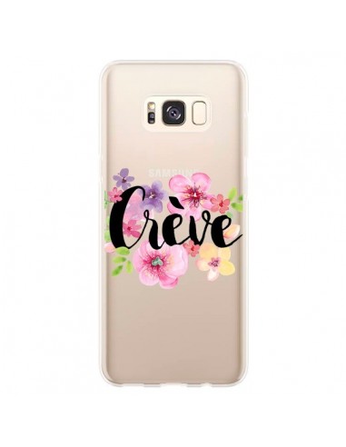 Coque Samsung S8 Plus Crève Fleurs Transparente - Maryline Cazenave