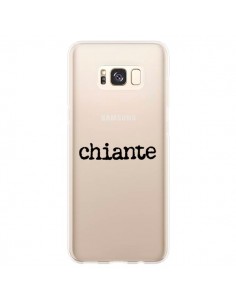 Coque Samsung S8 Plus Chiante Noir Transparente -...