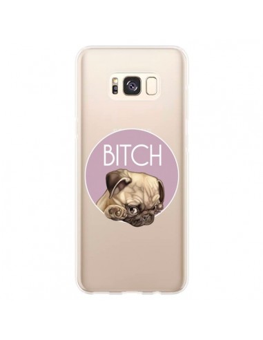 Coque Samsung S8 Plus Bulldog Bitch Transparente - Maryline Cazenave