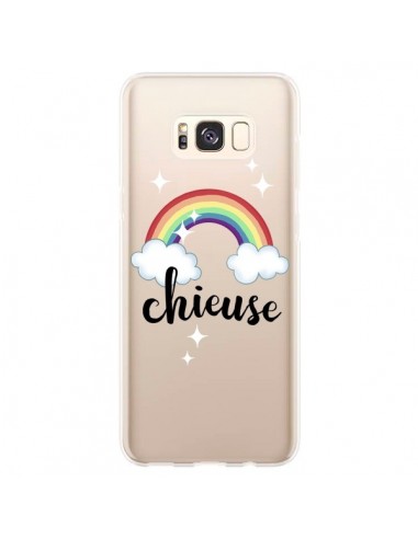 Coque Samsung S8 Plus Chieuse Arc En Ciel Transparente - Maryline Cazenave