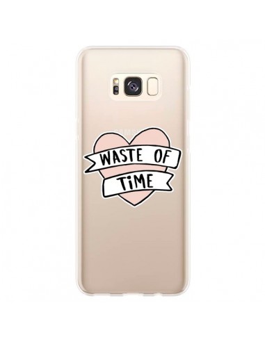 Coque Samsung S8 Plus Waste Of Time Transparente - Maryline Cazenave