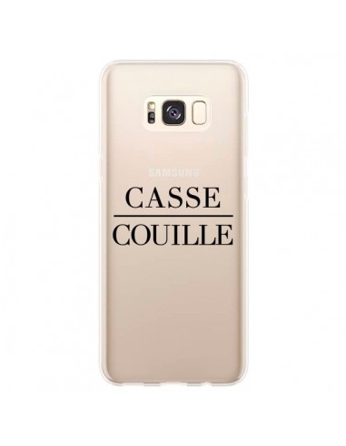 Coque Samsung S8 Plus Casse Couille Transparente - Maryline Cazenave