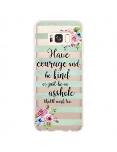 Coque Samsung S8 Plus Courage, Kind, Asshole Transparente...