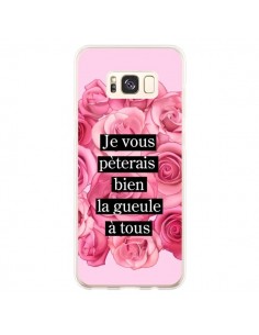 Coque Samsung S8 Plus Je vous pèterais Fleurs - Maryline...