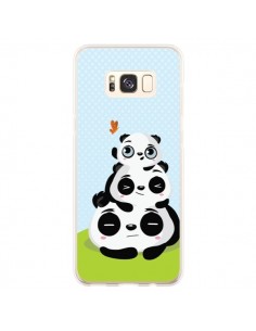 Coque Samsung S8 Plus Panda Famille - Maria Jose Da Luz