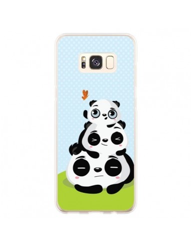 Coque Samsung S8 Plus Panda Famille - Maria Jose Da Luz
