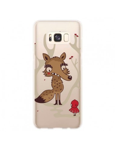 Coque Samsung S8 Plus Le Petit Chaperon Rouge Loup Hello Big Wolf Transparente - Maria Jose Da Luz