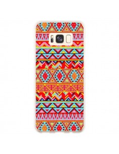 Coque Samsung S8 Plus India Style Pattern Bois Azteque -...