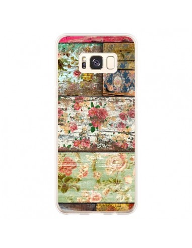 Coque Samsung S8 Plus Lady Rococo Bois Fleur - Maximilian San