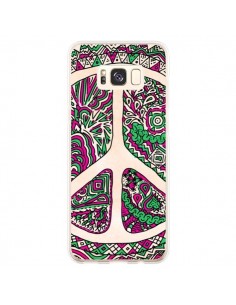 Coque Samsung S8 Plus Peace and Love Azteque Vainilla -...