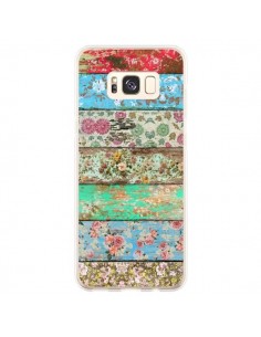 Coque Samsung S8 Plus Rococo Style Bois Fleur -...
