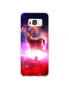 Coque Samsung S8 Plus Cosmic Deer Cerf Galaxy -...