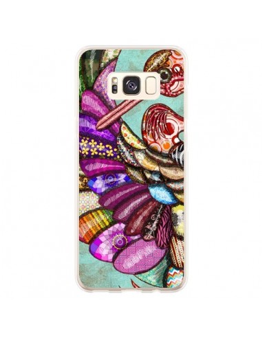 Coque Samsung S8 Plus Paon Multicolore Eco Bird - Maximilian San