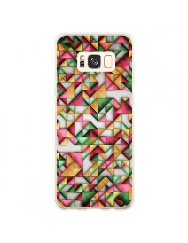 Coque Samsung S8 Plus Azteque Triangle Geometric World - Maximilian San