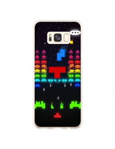 Coque Samsung S8 Plus Invatris Space Invaders Tetris Jeu - Maximilian San