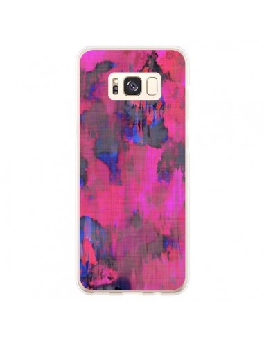 Coque Samsung S8 Plus Fleurs Rose Lysergic Pink - Maximilian San