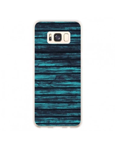 Coque Samsung S8 Plus Blue Moon Wood Bois - Maximilian San