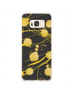 Coque Samsung S8 Plus Gold Splash Peinture Art -...