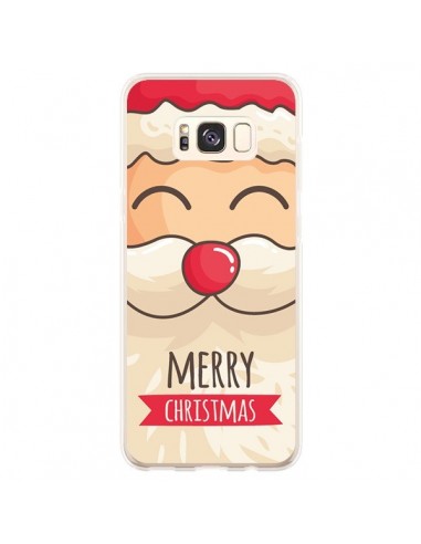 Coque Samsung S8 Plus Moustache du Père Noël Merry Christmas - Nico
