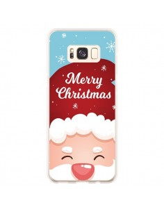 Coque Samsung S8 Plus Bonnet du Père Noël Merry Christmas...