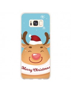 Coque Samsung S8 Plus Renne de Noël Merry Christmas - Nico