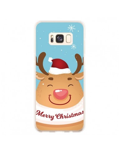 Coque Samsung S8 Plus Renne de Noël Merry Christmas - Nico