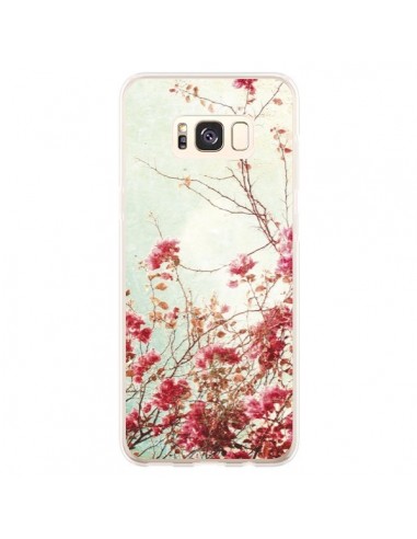 Coque Samsung S8 Plus Fleur Vintage Rose - Nico