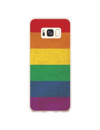 Coque Samsung S8 Plus Drapeau Arc En Ciel Gay - Nico