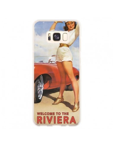 Coque Samsung S8 Plus Welcome to the Riviera Vintage Pin Up - Nico