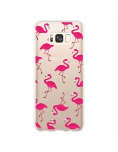 Coque Samsung S8 Plus flamant Rose et Flamingo...