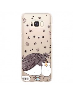 Coque Samsung S8 Plus Petite Fille et Licorne I Believe...