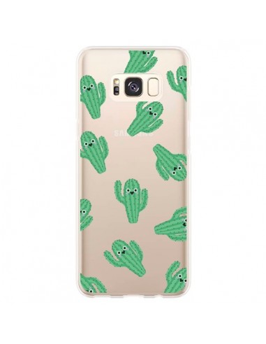 Coque Samsung S8 Plus Chute de Cactus Smiley Transparente - Nico