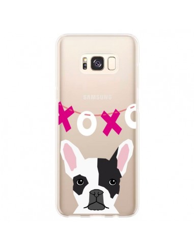 Coque Samsung S8 Plus Bulldog Français XoXo Chien Transparente - Pet Friendly