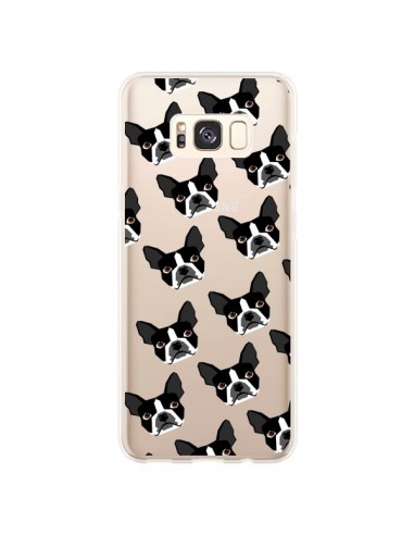 Coque Samsung S8 Plus Chiens Boston Terrier Transparente - Pet Friendly