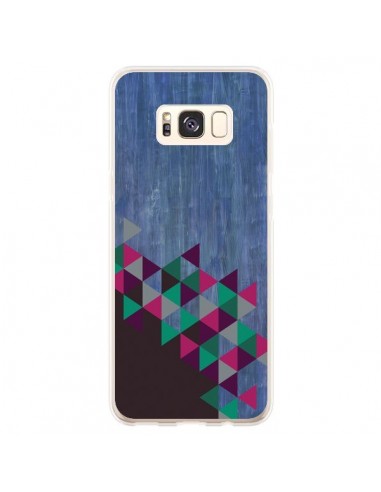 Coque Samsung S8 Plus Wood Bois Azteque Triangles Archiwoo - Pura Vida