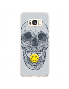 Coque Samsung S8 Plus Smiley Face Tête de Mort - Rachel...