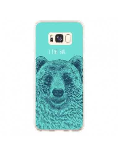 Coque Samsung S8 Plus Bear Ours I like You - Rachel Caldwell
