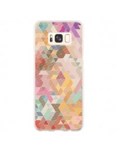 Coque Samsung S8 Plus Azteque Pattern Triangles - Rachel...