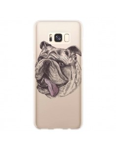 Coque Samsung S8 Plus Chien Bulldog Dog Transparente -...