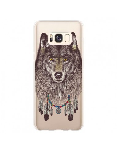 Coque Samsung S8 Plus Loup Wolf Attrape Reves Transparente - Rachel Caldwell