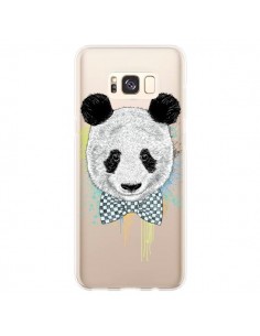 Coque Samsung S8 Plus Panda Noeud Papillon Transparente -...