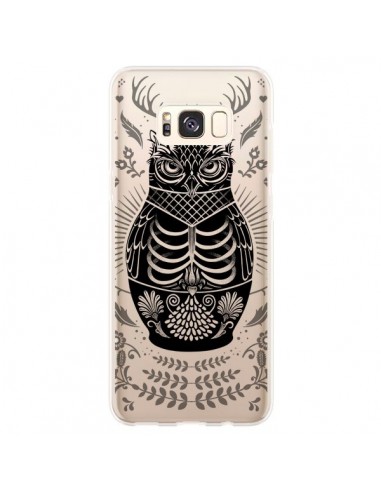 Coque Samsung S8 Plus Owl Chouette Hibou Squelette Transparente - Rachel Caldwell