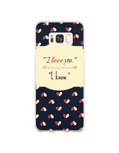 Coque Samsung S8 Plus I love you - R Delean