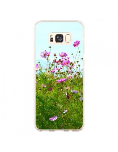 Coque Samsung S8 Plus Fleurs Roses Champ - R Delean