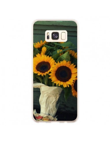 Coque Samsung S8 Plus Tournesol Bouquet Fleur - R Delean